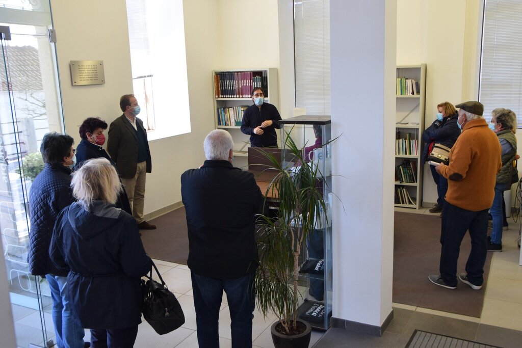 Visita de um grupo de alunos da Universidade Sénior de Albergaria-a-Velha 