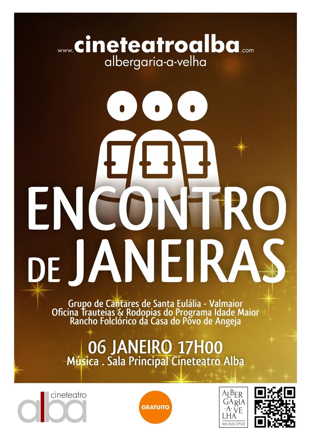 Cineteatro Alba dá as boas vindas ao ano novo com um Encontro de Janeiras